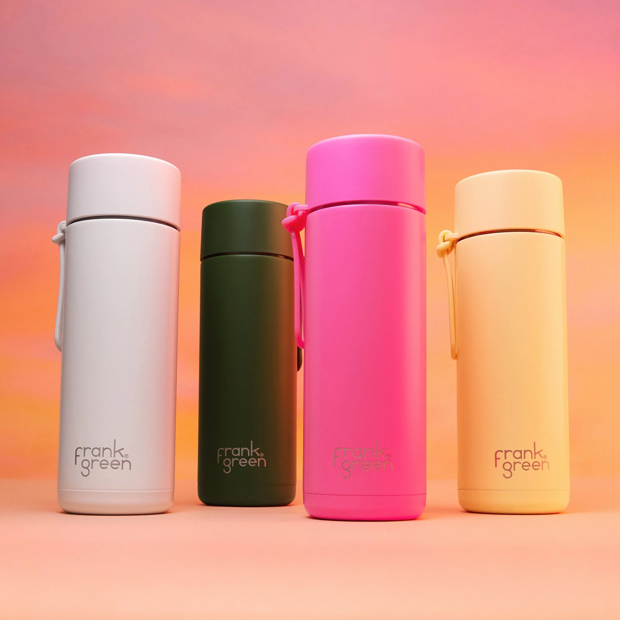 Ceramic Reusable Bottle - 20oz / 595ml - Cloud - Image 3