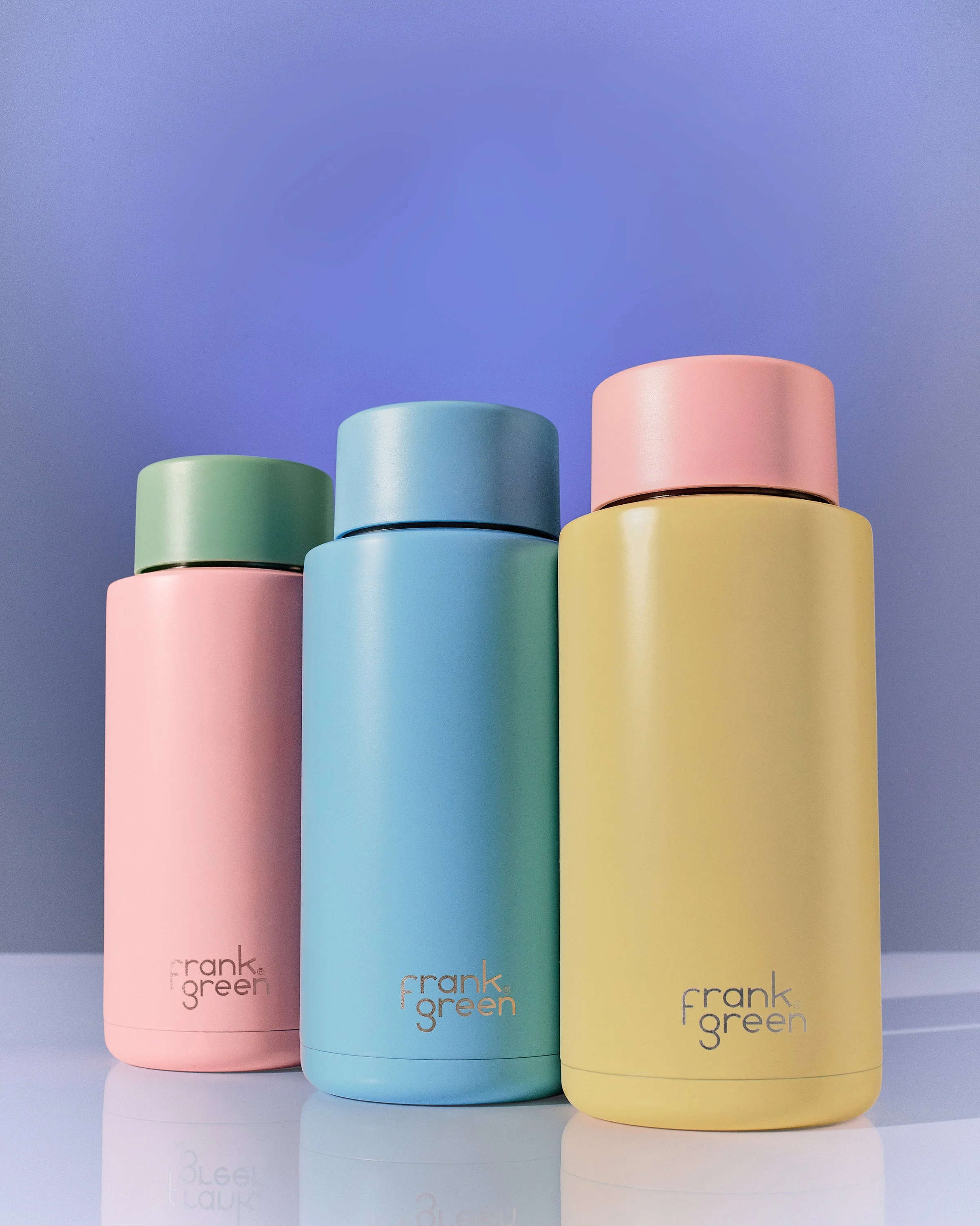 Ceramic Reusable Bottle - 34oz / 1,000ml - Deep Ocean - Image 3