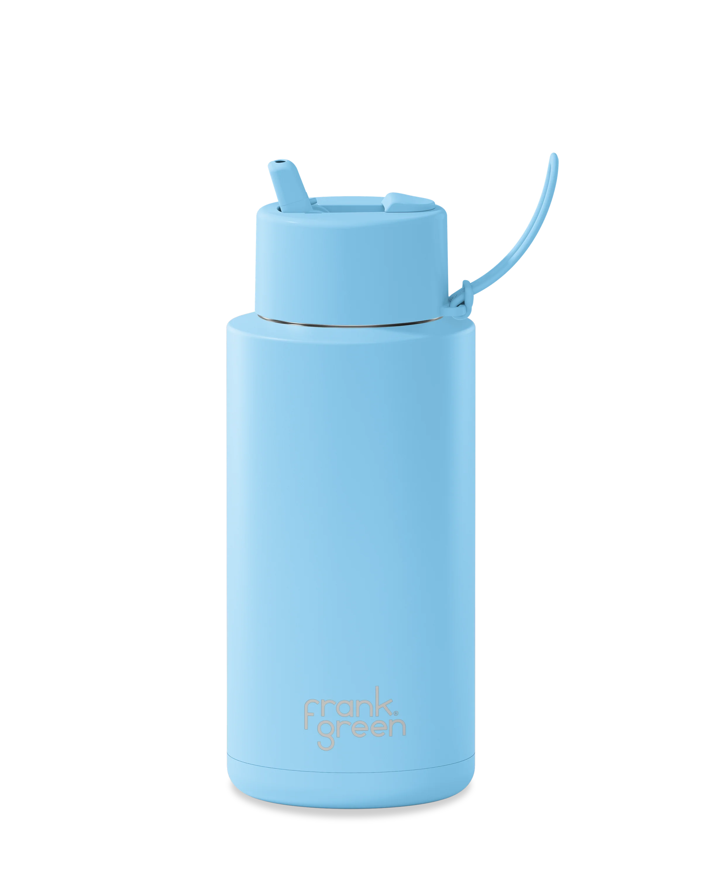 Ceramic Reusable Bottle - 34oz / 1,000ml - Sky Blue