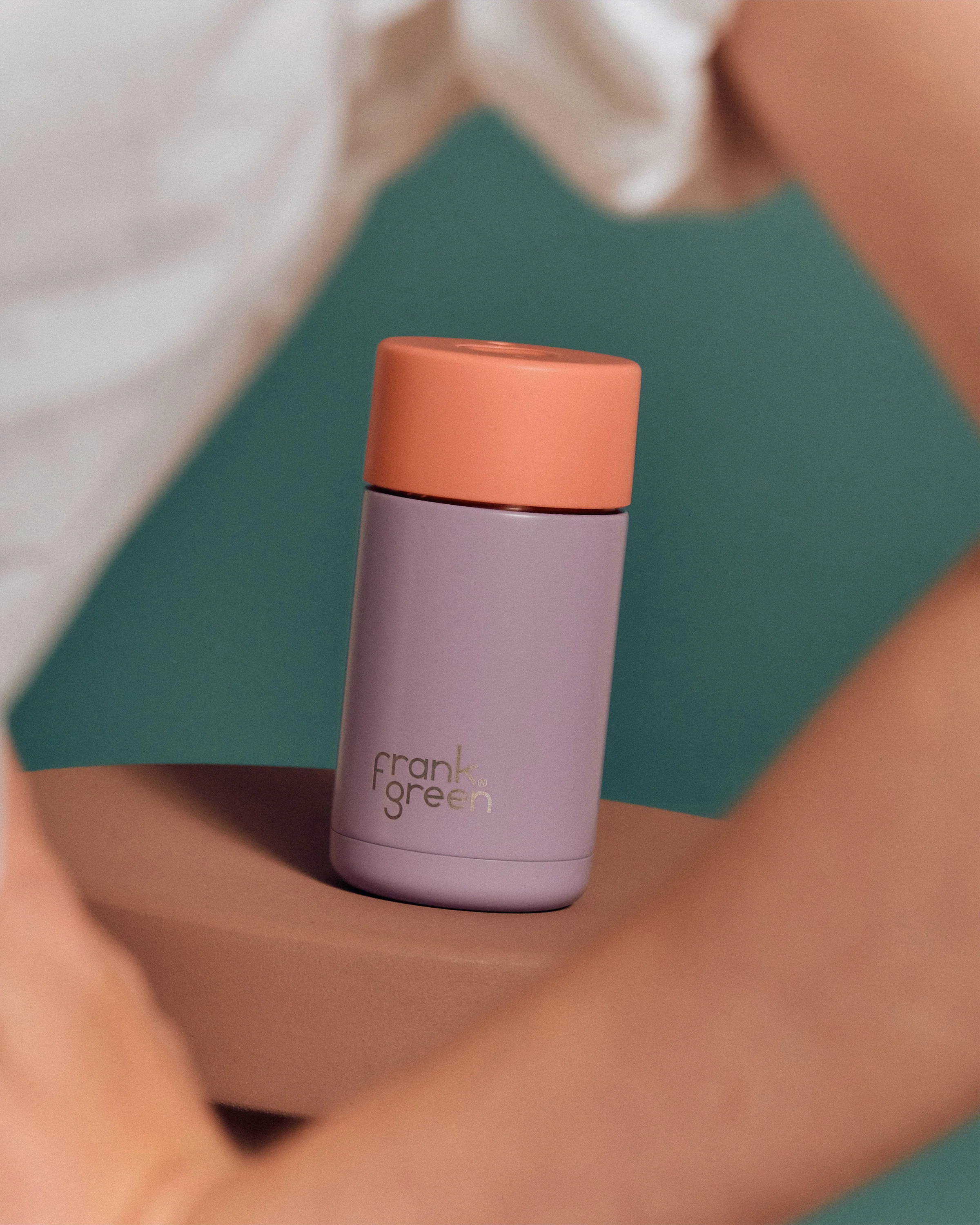 Ceramic Reusable Cup - 12oz / 355ml - Sky Blue - Image 3
